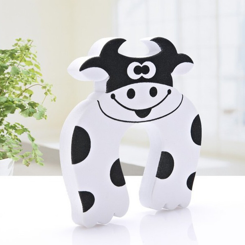 Door Pinch Guard High Elasticity Cute Prevent Pinching Easy to Install Baby Door Stopper for BabiesPattern Color Random Delivery