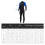 Muta da surf da uomo intera con zip posteriore 0,4 kg Blu M-3XL 9