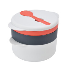 Vaporera para microondas apilable de 2 L 24,5x19,7x16,5 cm