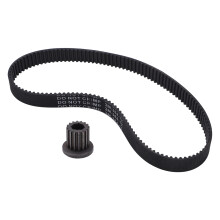Cinghia di trasmissione in gomma per monopattino elettrico 384‑3 M‑12 con puleggia dentata da 16 denti e alesaggio di 8 mm