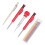 Kit Scriber da 10 pezzi: penne rosse da 2,8 mm, ricariche a 3 colori 15