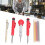 Kit Scriber da 10 pezzi: penne rosse da 2,8 mm, ricariche a 3 colori 14