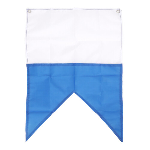 Drapeau de plongée bleu et blanc 49x35cm polyester 11g 1