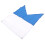 Drapeau de plongée bleu et blanc 49x35cm polyester 11g 14