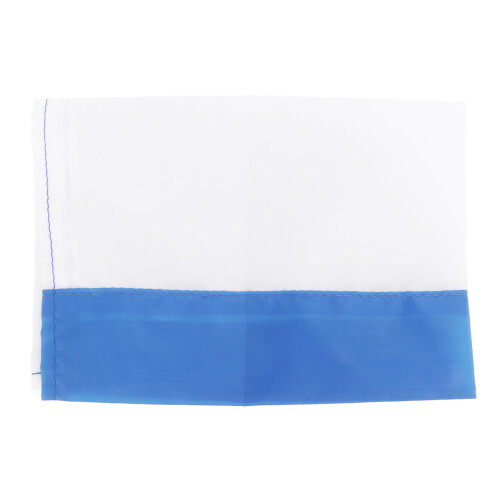 Drapeau de plongée bleu et blanc 49x35cm polyester 11g