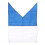 Drapeau de plongée bleu et blanc 49x35cm polyester 11g 11