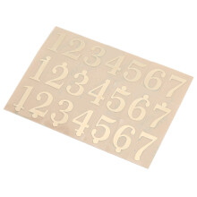 Ätherisches Schlagnoten-Aufkleber PVC Gold für Steel Tongue Drum Dekoration