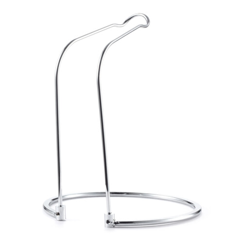 Support de moulinet de pêche en acier inoxydable 15x17cm argent