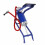 Step On Air Pump, cylindre unique, 22  7,5  7 cm, bleu 7