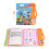 Libro sonoro arancione, 3 batterie AA, Chiuso 25x23,5 cm 10