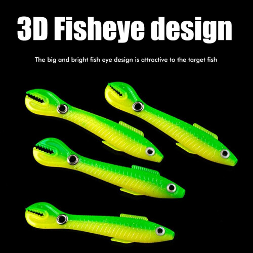 5 pezzi 10 cm 6 g Esche morbide Bionic Loach assortite