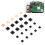 Kit di dissipatori in alluminio da 25 pezzi per Raspberry Pi A/B/B+/2/3/4 16