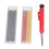 Stylo à pointe en alliage avec recharges colorées 16