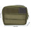 Gilet en nylon vert armée pour chien, étanche 8