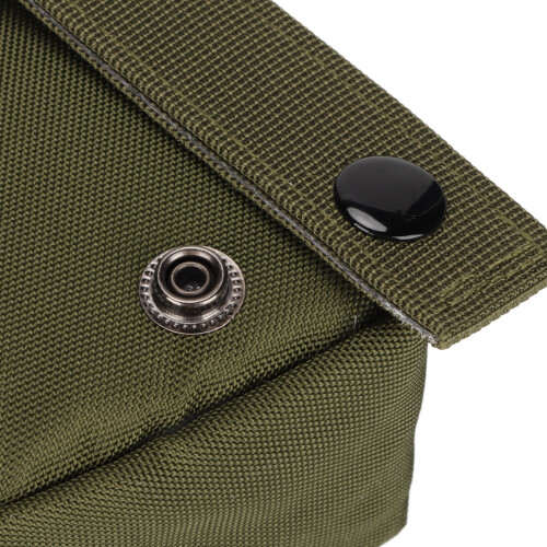 Gilet en nylon vert armée pour chien, étanche 2