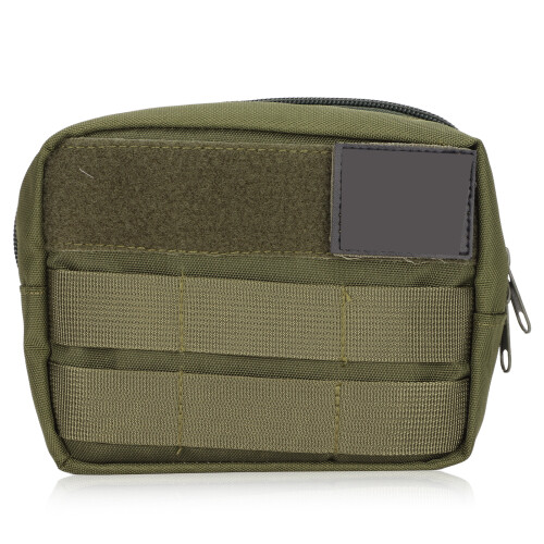 Gilet en nylon vert armée pour chien, étanche 1
