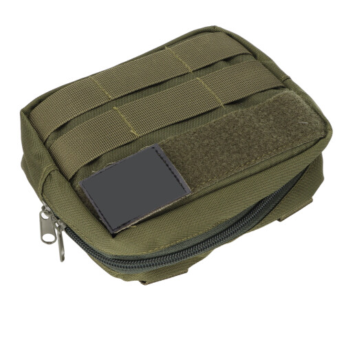 Gilet en nylon vert armée pour chien, étanche