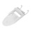 Supporto a muro per ferro da stiro elettrico 2 in 1 bianco 8