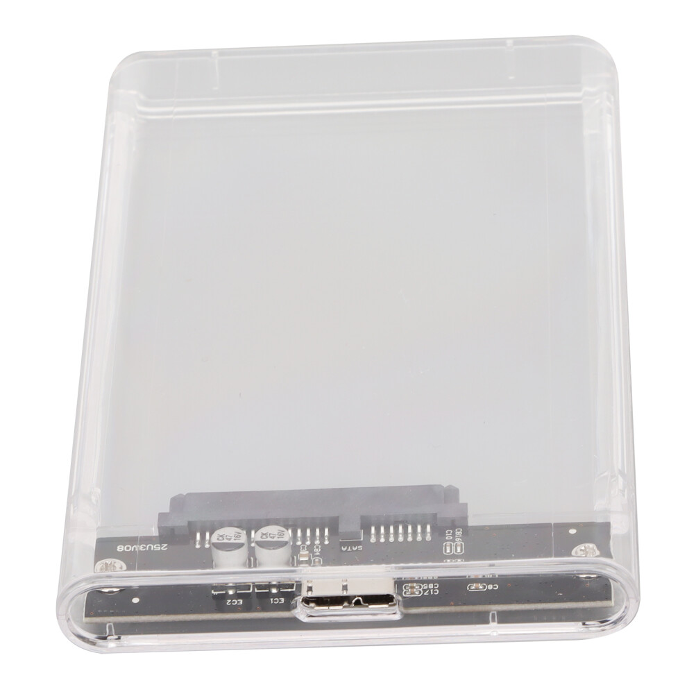 Hard Drive Enclosure Usb3.0 Sata Hard Disk Enclosure Suitable For 2.5Inch 7/9.5Mm Sata Interface Hdd/Ssd Hard Disk Casetransparent (Not In 7891321607473