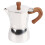 Cafetière moka en aluminium 3 tasses argentée 2