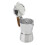 Cafetière moka en aluminium 3 tasses argentée 15