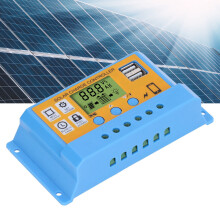 Regolatore solare 30 A 12 V/24 V schermo ABS 390/780 W