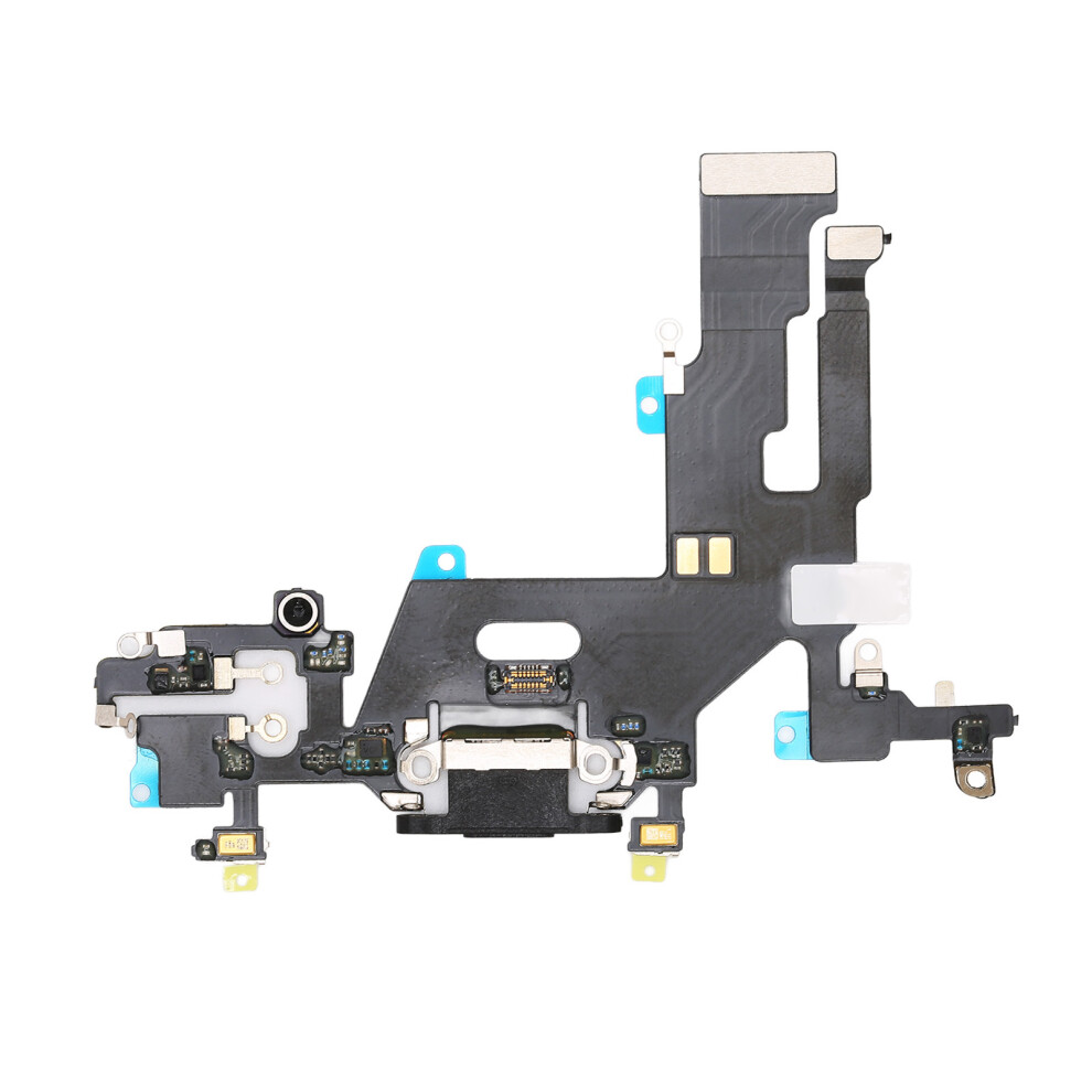 Charging Port Module Usb Charging Port Dock Connector Microphone Mic Flex Cable Module For Iphone 11 7891321608142