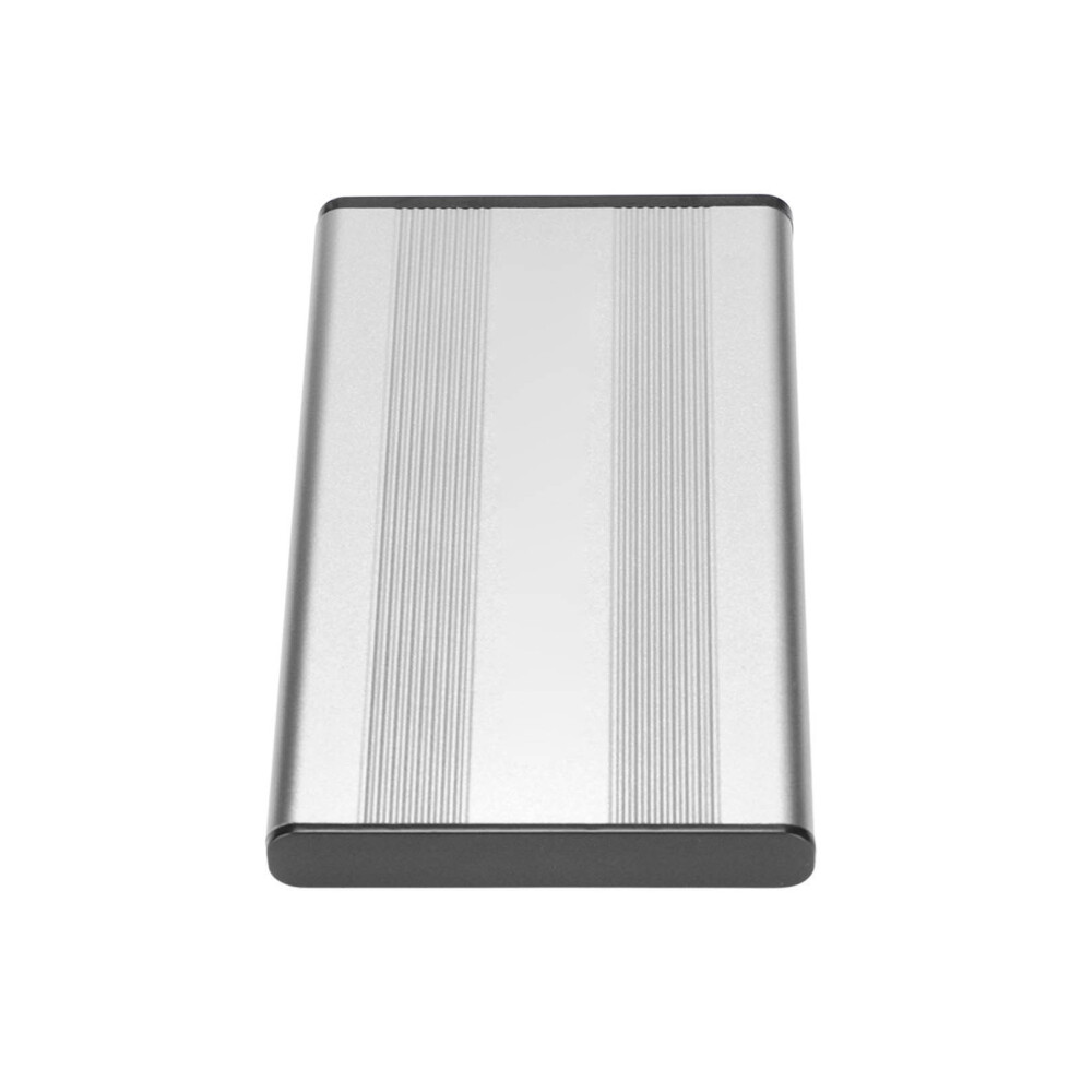 Hdd Enclosure 2.5In 2Tb Capacity 480Mbps Transfer Rate Aluminum Alloy With Usb2.0 Transmission For Windows For Vistasilver (Not Inclube Ha 8301321607445