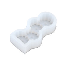 Moules à bougies en silicone en forme de marguerite - Démoulage 123 g