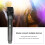 Microphone sans fil 1 noir 2 affichages LED karaoké 10