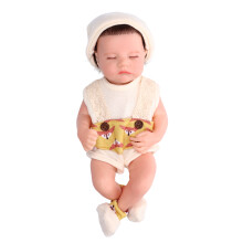 Bambola di silicone da 12 pollici per bambina, realistica, occhi chiusi, impermeabile, giocattolo per neonato