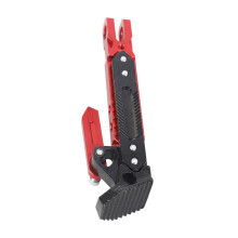 Verstellbarer roter Motorradbock – Aluminiumlegierung & Edelstahl