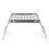 Support pliant pour mini grill 20 kg 16x12,2 cm argent 8