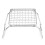 Support pliant pour mini grill 20 kg 16x12,2 cm argent 10