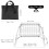 Support pliant pour mini grill 20 kg 16x12,2 cm argent 9