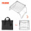 Support pliant pour mini grill 20 kg 16x12,2 cm argent 4