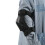 2 piezas protectoras de codo para motocicleta talla única negro 3