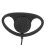 Oreillette Walkie-Talkie à réduction de bruit, 3,5/2,5 mm, Noir 9