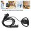 Oreillette Walkie-Talkie à réduction de bruit, 3,5/2,5 mm, Noir 10