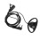 Oreillette Walkie-Talkie à réduction de bruit, 3,5/2,5 mm, Noir 4