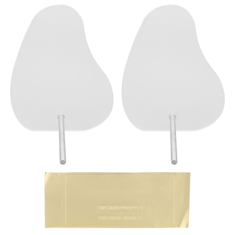 2pcs Nail Tip Color Card Display Board Rack Professional Home Salon Acrylic Nail Art Showing Holder