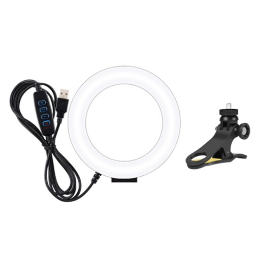 Anillo de luz USB de 12cm/4.7in 3200-5600K, 10 niveles 2