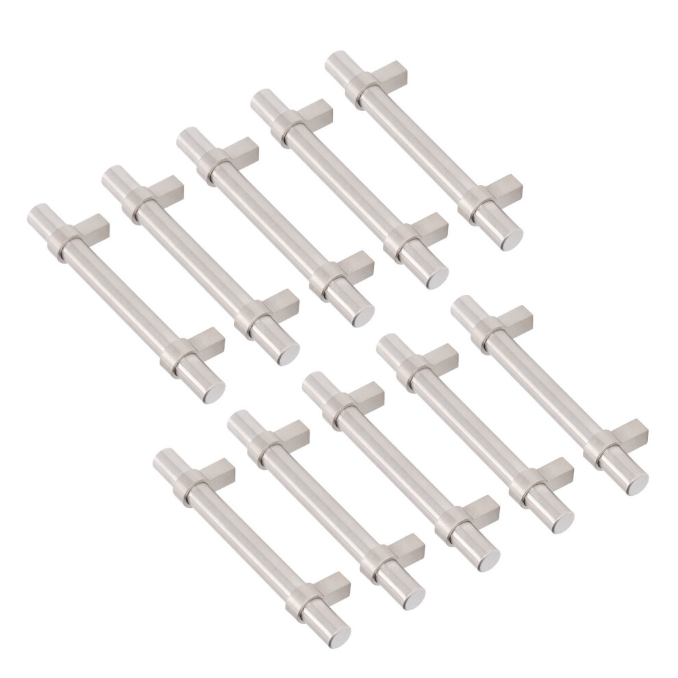 10Pcs Steel Cabinet Pulls 201 Stainless Steel Hollow Modern Design Durable High Hardness Widely Used Metal Drawer Pulls 4961321614986