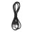 6 piezas de cable negro USB 2.0 tipo A a conector de barril de 5.5x2.1mm 5V 8