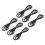6 piezas de cable negro USB 2.0 tipo A a conector de barril de 5.5x2.1mm 5V 16