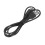 6 piezas de cable negro USB 2.0 tipo A a conector de barril de 5.5x2.1mm 5V 6