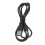 6 piezas de cable negro USB 2.0 tipo A a conector de barril de 5.5x2.1mm 5V 12