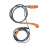 Douche de camping DC12V, débit 3,5 L/min, tuyau de 2 m, câble de 4,8 m 16