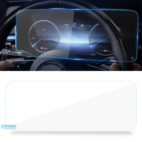 Protector de vidrio templado S-Class de 12,3 pulgadas, 9H, Transparente
