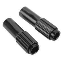 Barilotto regolacavo in alluminio per biciclette da strada e mountain bike nero 1 coppia